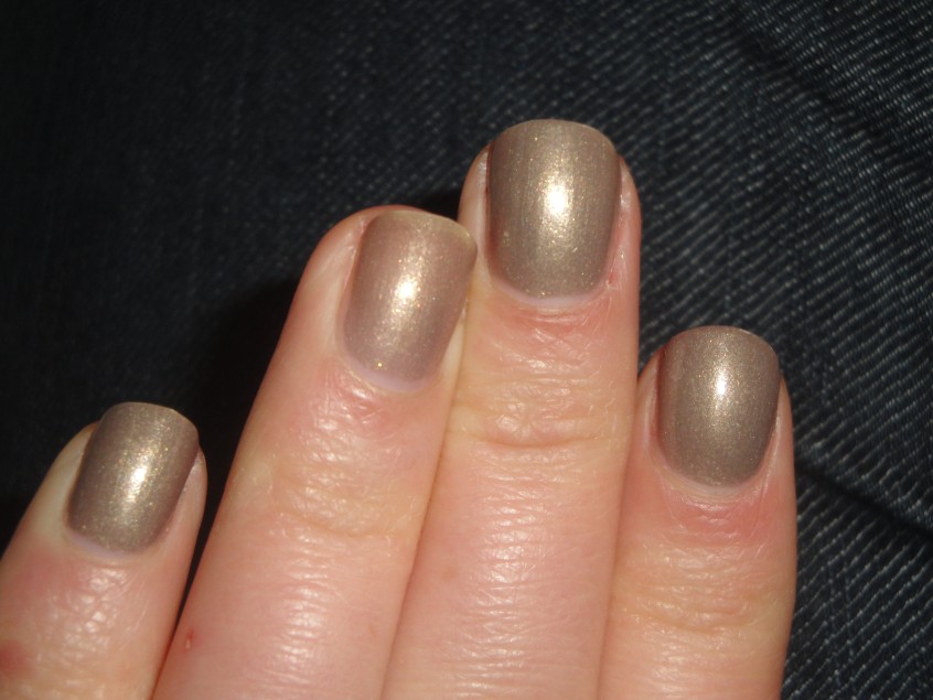 Marks and Spencer Cappuccino New Limited Collection Nude Taupe Greige Gold shimmer glassfleck sparkle glitter neutral nails office work appropriate brown grey buav approved cruelty free