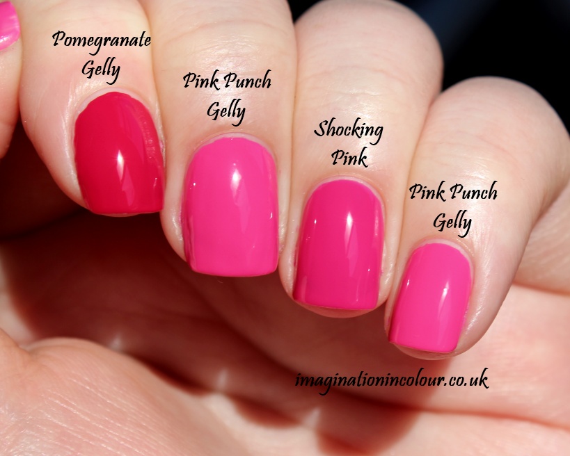 Barry M Pink Punch Gelly Comparisons