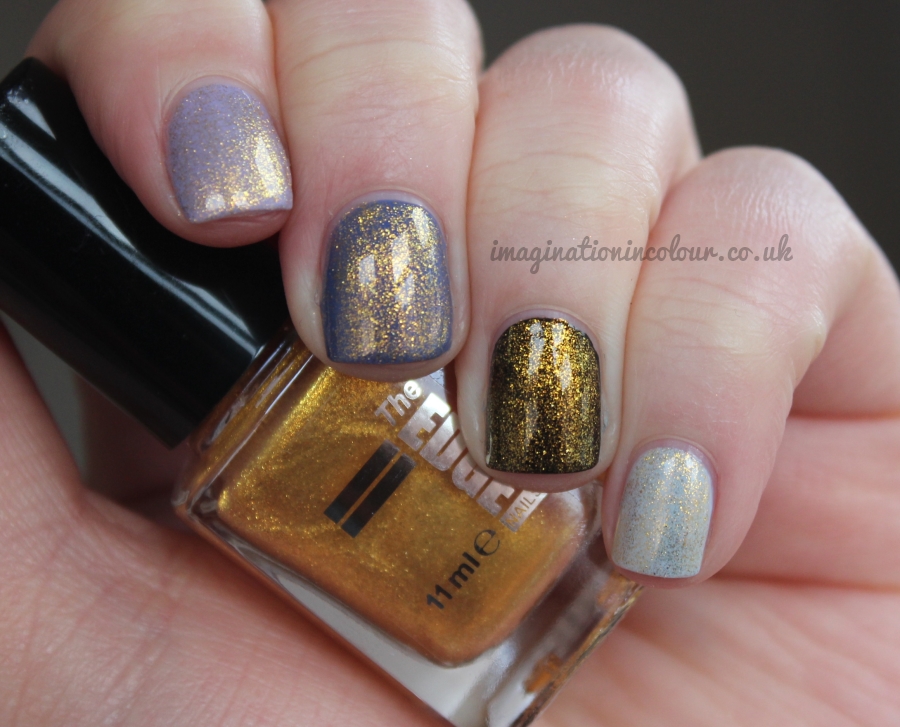 The Edge Nails Egyptian Gold layered